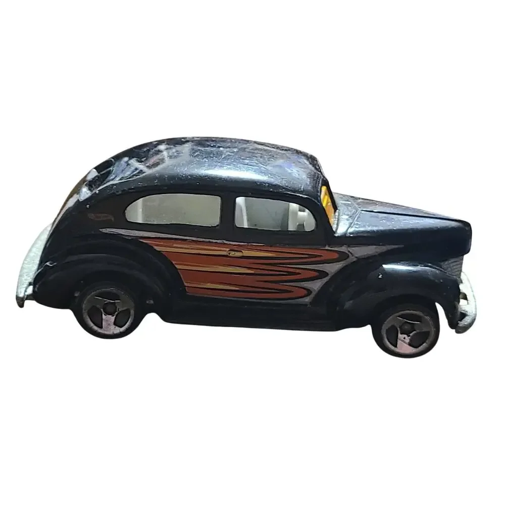2001 HOT RODS Exclusive 40's FORD 2-DOOR black;white;3sp loose Hot Wheels